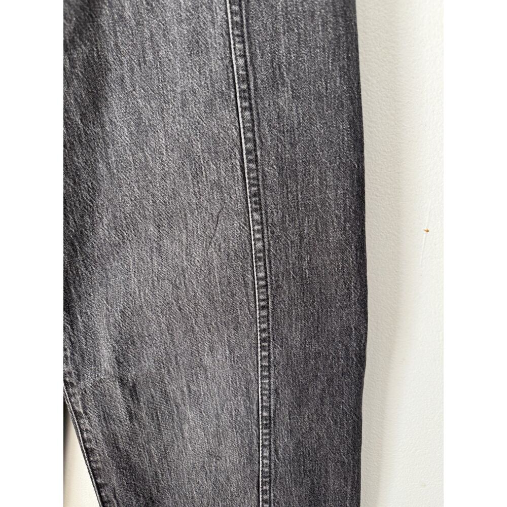 NWT Madewell Tapered Denim Trousers Robles Black Wash Size 24 - Picture 7 of 11